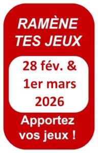 Ramène tes Jeux 2026